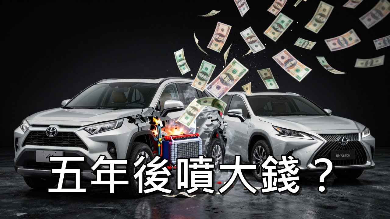 【資管AI聊車】油電車五年持有成本解析 (RAV4 Hybrid vs. Lexus ES300h)