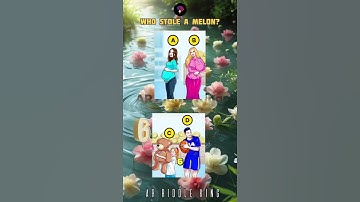 Who stole a melon? 🍈🧠💡#brainteasers #enigma #logicpuzzles #riddlechallenge #riddleoftheday