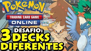 Pokémon TCG Online - 2 Desafios e 3 Decks em 1 Vídeo!