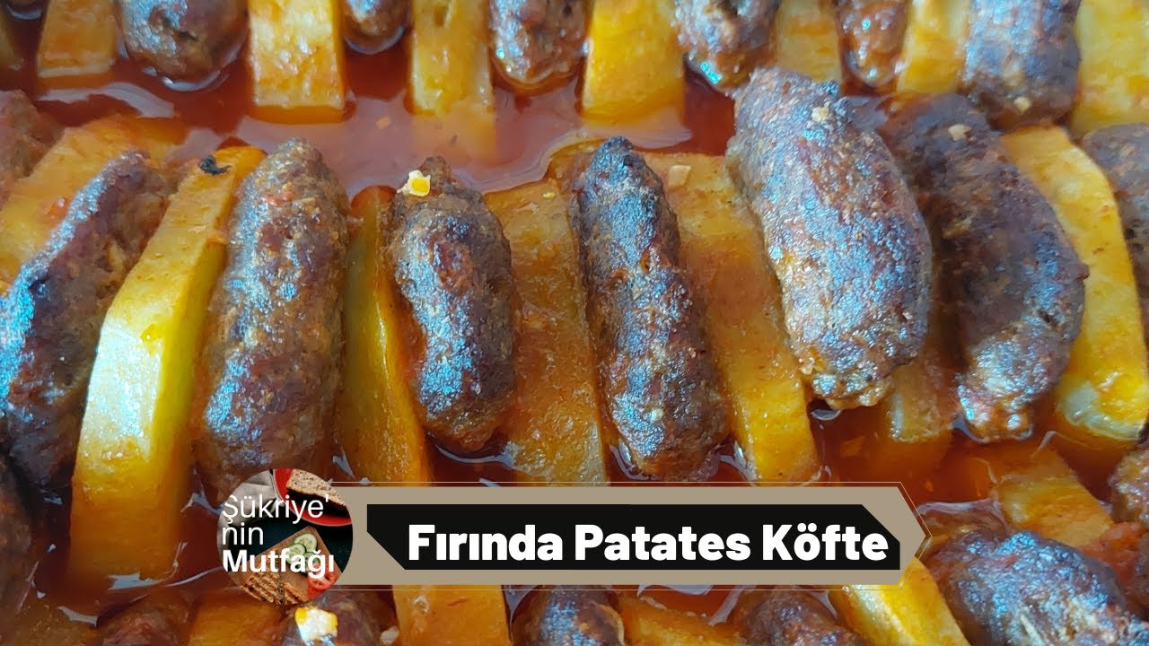 ???????????????? Pratik Şekilde Ana Yemek Fırında Patates Köfte ???????????????? #youtube #anayemekler #yemektarifleri