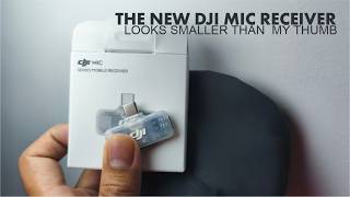 The New DJI Mic Mini Receiver is a Game Changer! The Size, Price & Easy to Use That Many Didn't Know
