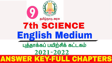 7th science refresher course answer key - english medium