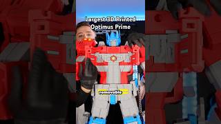 Largest 3D Printed Optimus Prime with Accessories