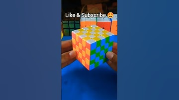 😍how to make checkerboard pattern on 5 by 5 rubik