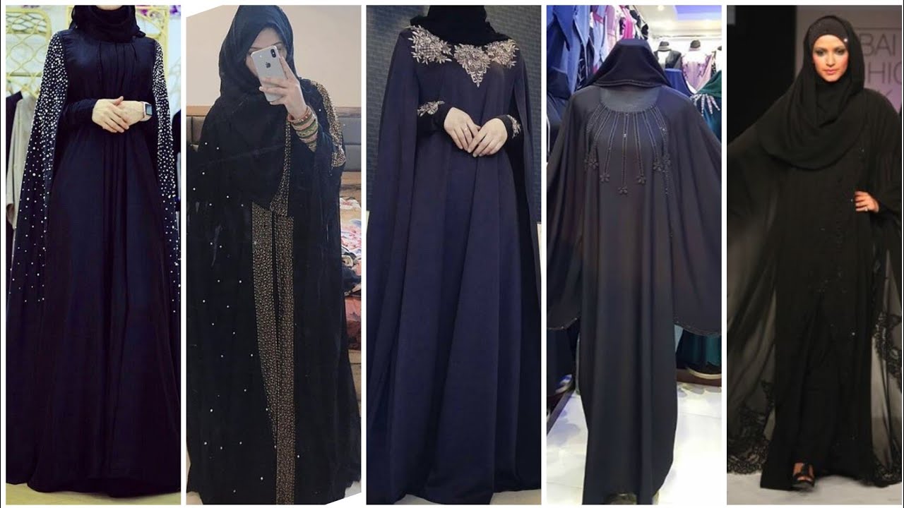 new black abaya designs