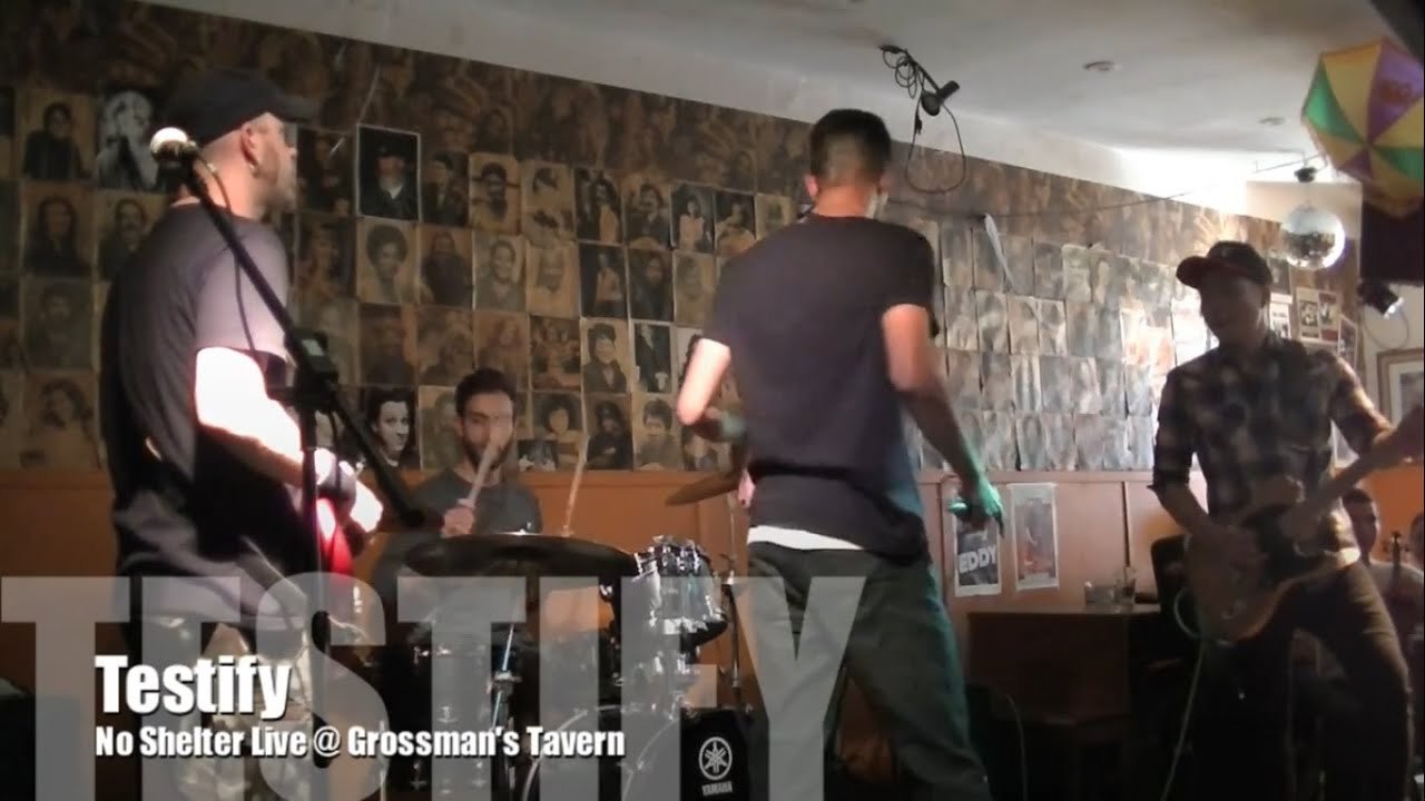 Rage Against The Machine - Testify (No Shelter Cover) Live at Grossman's Tavern