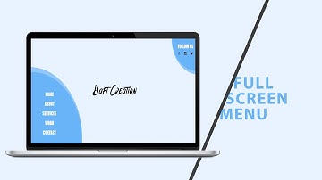 Full Screen Menu | CSS - JQUERY Tutorial