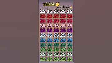 Find the odd number 52 #puzzle #gk #maths #riddles #mathstricks #mathe #logicpuzzle #numberpuzzles