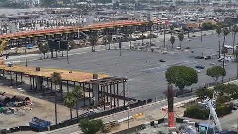 Time-Lapse Footage of Falsework Construction of Train Guideway