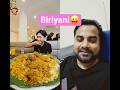 special Biriyani😲. #shorts #cooking #reaction