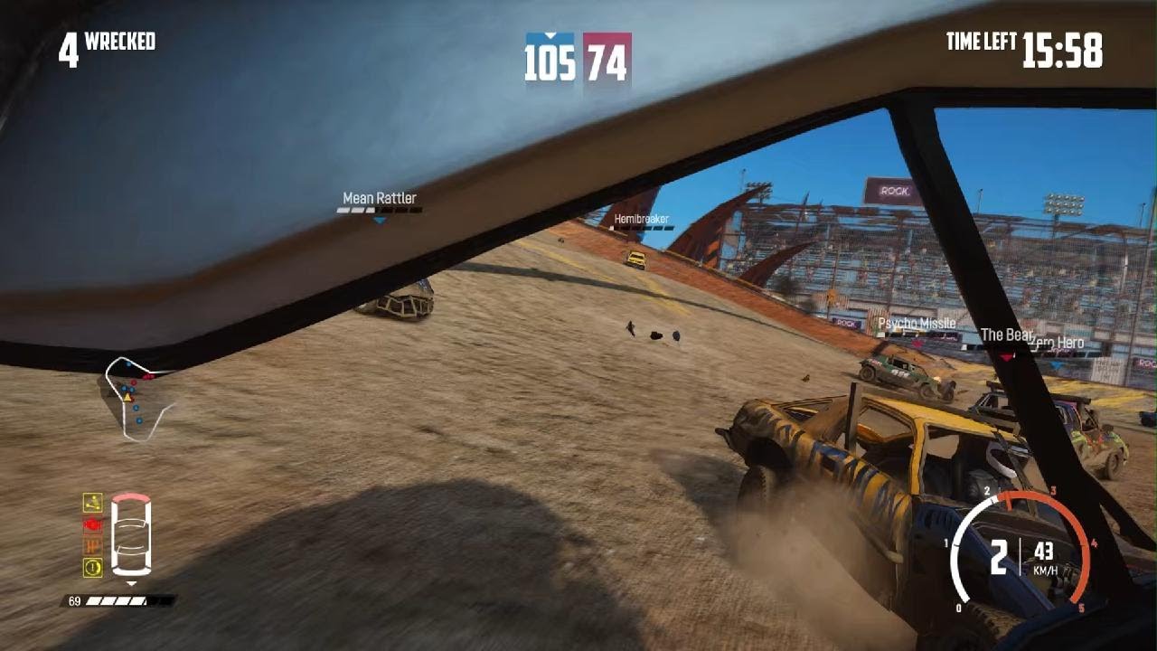 Wreckfest 20 min Pure chaos #wreckfest - YouTube
