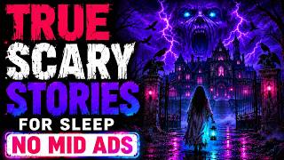 NO ADS 🛑 2 HOURS of TRUE Scary Stories for Sleep | Rain Sounds | Black Screen |  Ep. 126