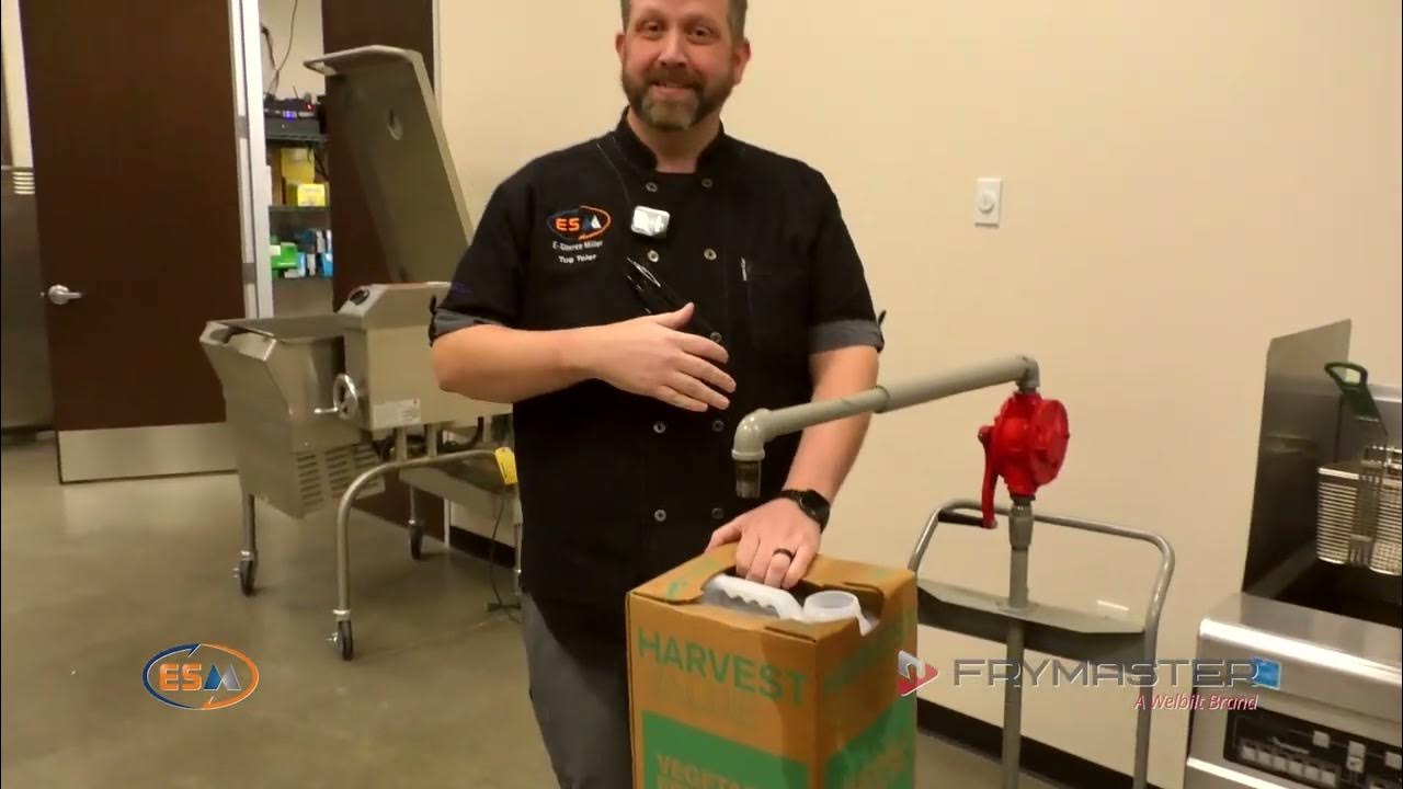 Frymaster SDU Shortening Disposal Unit DEMO YouTube