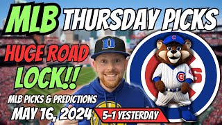HUGE MLB LOCK!! MLB Picks Today 5/16/2024 | Free MLB Picks, Predictions & Sports Betting Advice screenshot 5