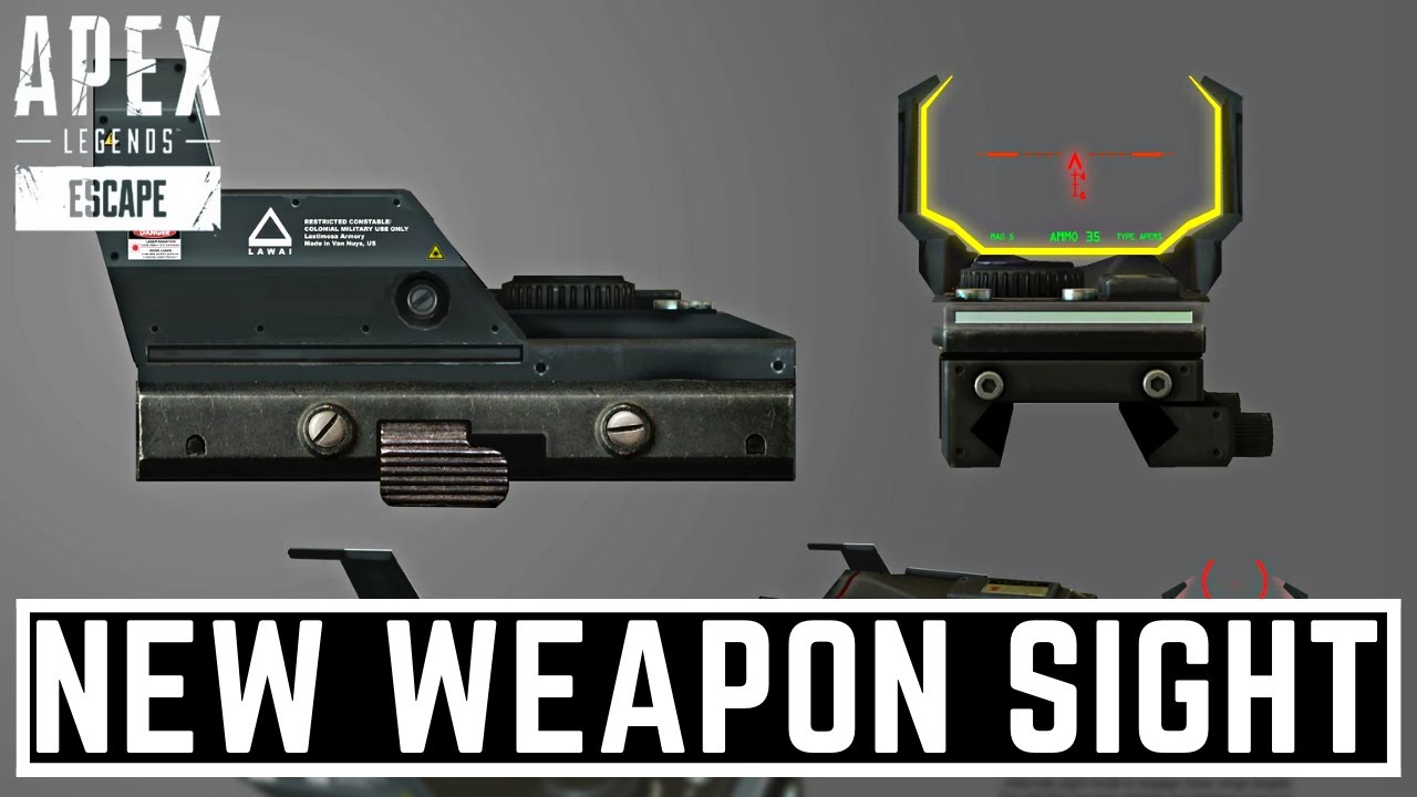 Apex Legends New Weapon Sight In Season 12 + New Grenade? - YouTube