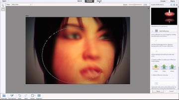Photoshop elements : Zoom burst effect
