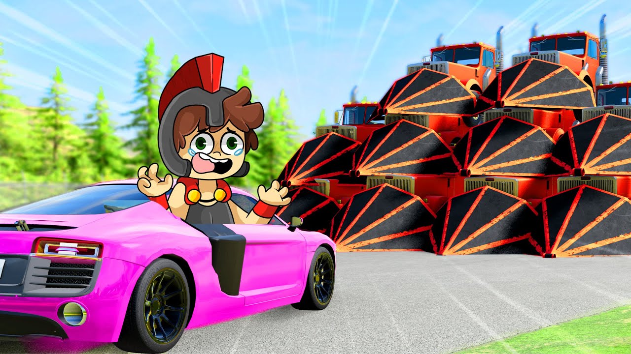 Choqué MI COCHE de LUJO vs 10 DESTRUCTOR DE AUTOS 🤣💥 Invictor - YouTube