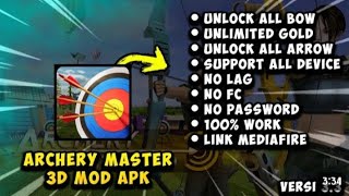 How to  hack archery master 3D mod apk | unlimited everything &  unlock all 🏹🔥 #archerymaster3d screenshot 3