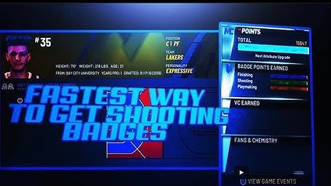 FASTEST SHOOTING BADGE METHOD IN NBA 2K20! HOW TO GET YOUR SHOOTING BADGES IN 1 DAY!