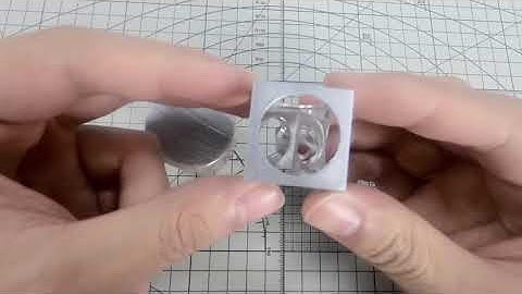 Incredible machinist trick: Cube in a cube