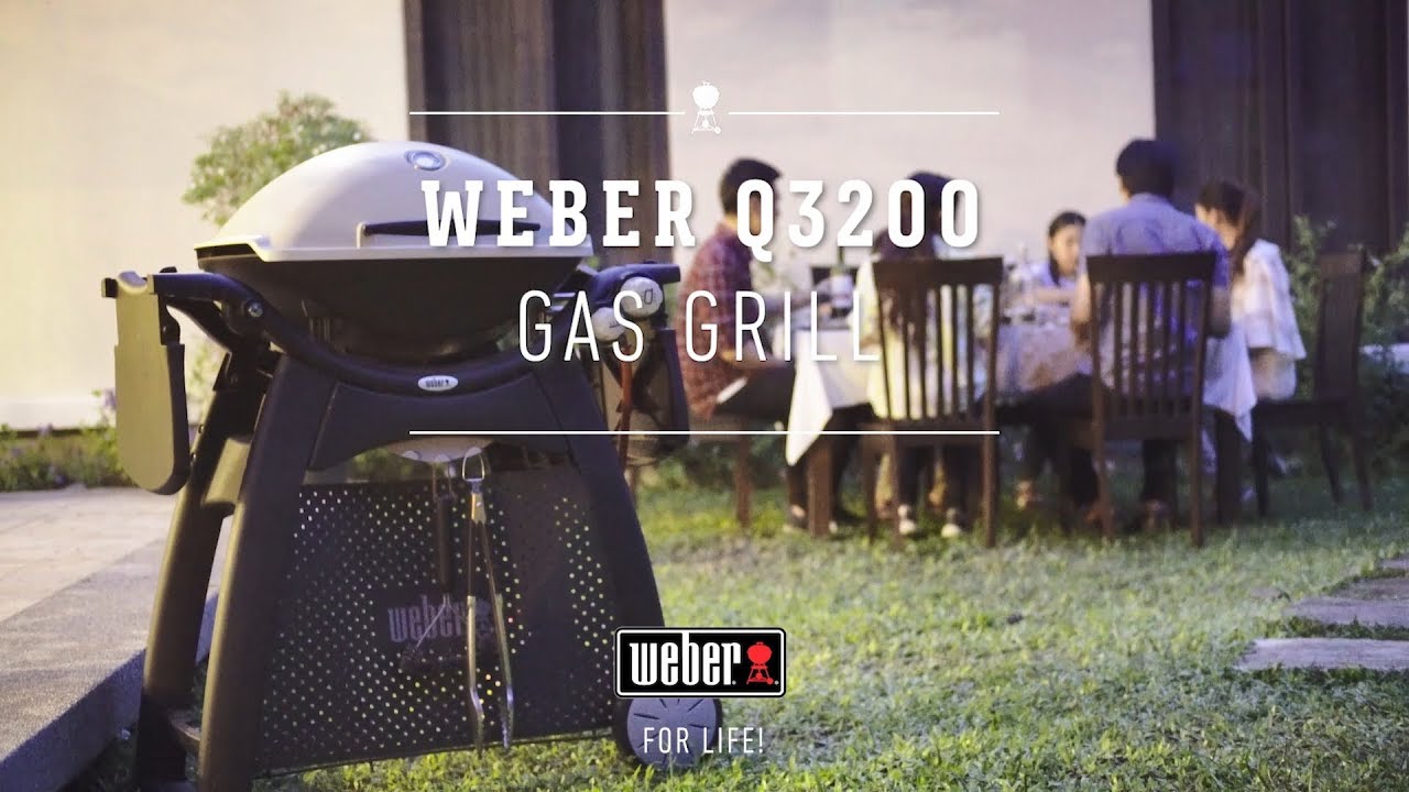 snigmord Lækker vedvarende ressource Weber Q 3200 Gas Grill | Unique Smoky Flavors - YouTube