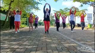 Satu Rasa Cinta//senam kreasi//Club' Bugar Ceria//koreo by Kasiyati Sadjiman