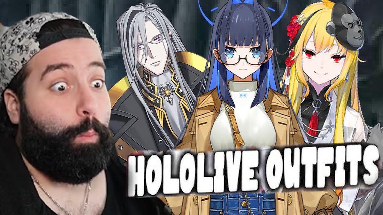 Хочу поговорить о дизайне нарядов для Vtuber из Hololive