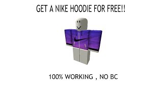 Get A Nike Hoodie For Free In Roblox Omg No Bc Youtube - roblox nike jacket