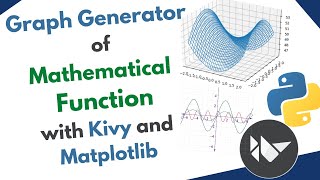 Graph Generator Application with Python's kivy and Matplotlib | kivy | kivyMD | Matplotlib |