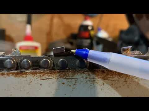 Everything you need to know about grinding chain on a simington 451c grinder.