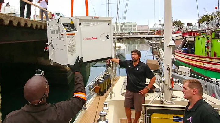 Installing a Powerful Onan 8KW Generator on a Sailing Vessel