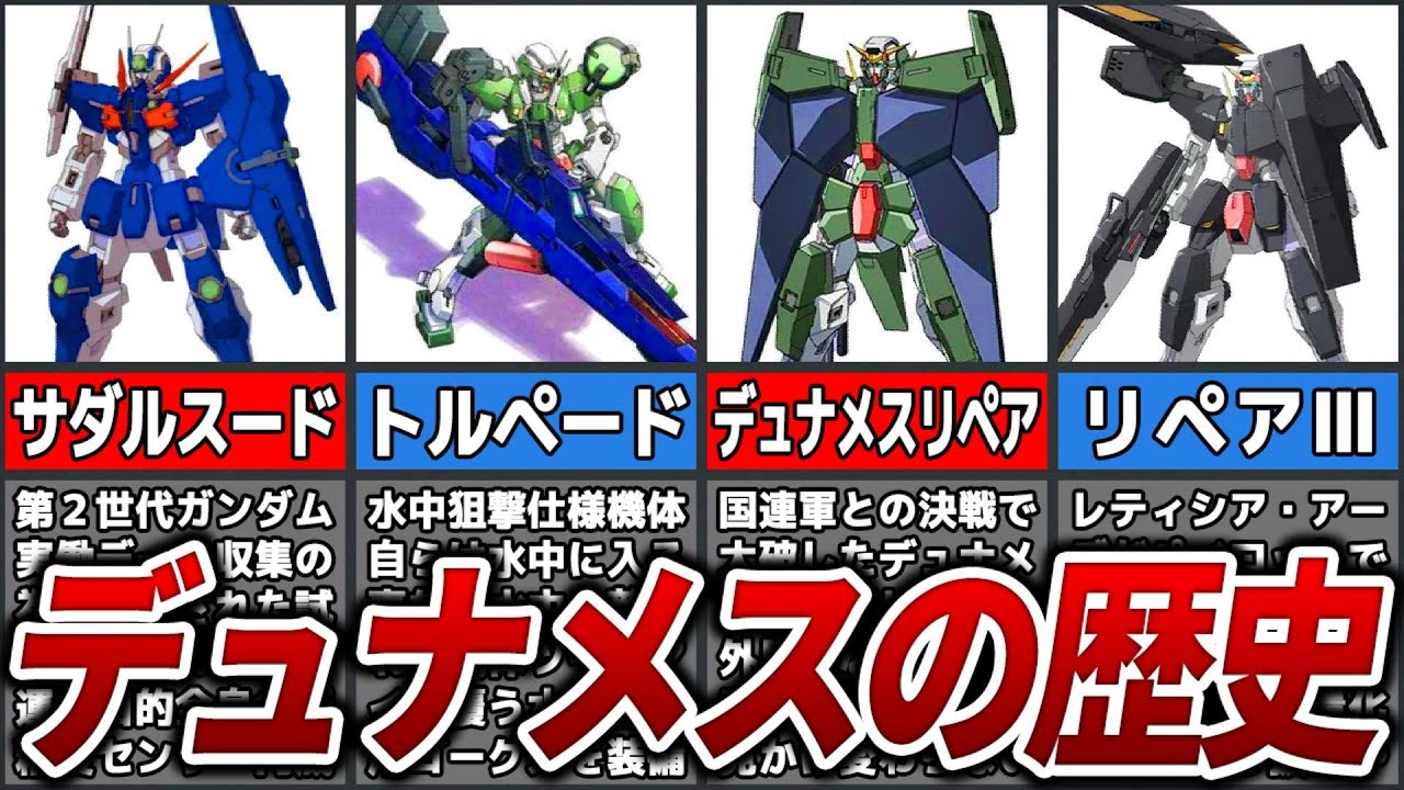 【射撃に特化した第３世代ガンダム】ガンダムデュナメスの歴史【ガンダム00】【ゆっくり解説】