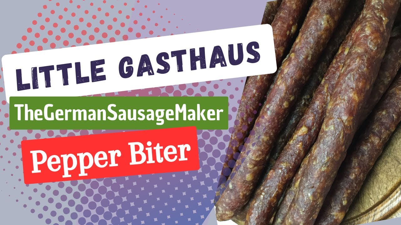 pepper biter air dry and smoket, Pfefferbeisser, Little Gasthaus The