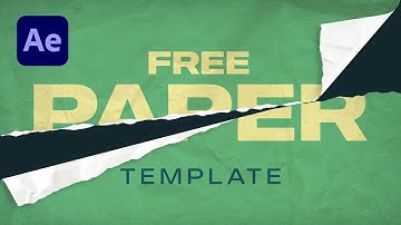 Free Torn Paper Transition Template for After Effects