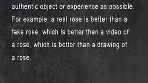 Using Realia to teach unfamiliar concepts