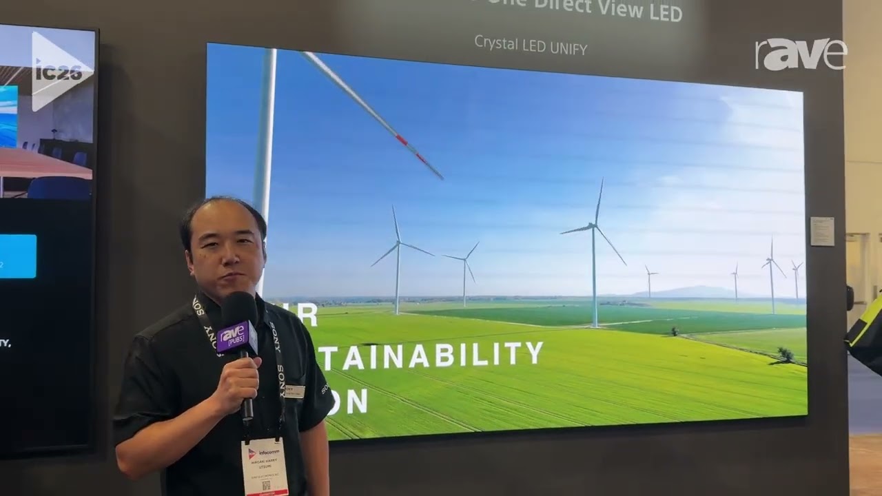InfoComm 2026: Sony Features Crystal LED UNIFY All-In-One dvLED 135 inch Quick Install Display