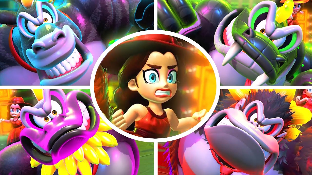 Defeating King K. Rool with Different Bananza Forms in Donkey Kong Bananza