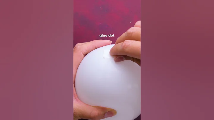 Create a balloon garland using glue dots