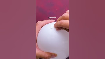 Create a balloon garland using glue dots