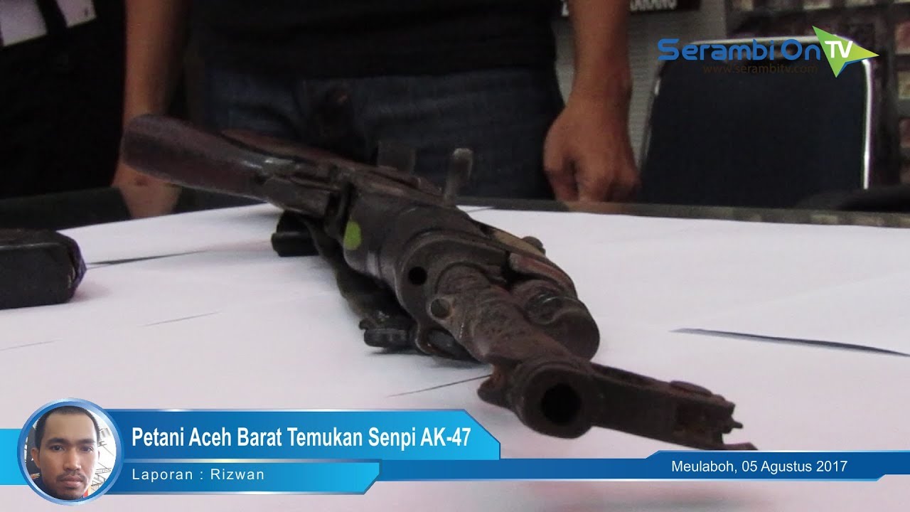 Petani Aceh Barat Temukan Senpi AK 47