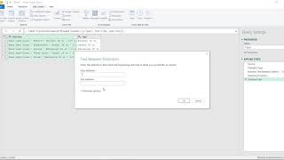 Power Query - extracting parts of a string to separate columns