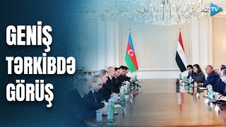 Azərbaycan Və Misir Prezidentlərinin Geniş Tərkibdə Görüşü Olub