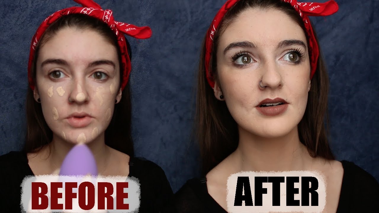 the most relatable makeup routine ever