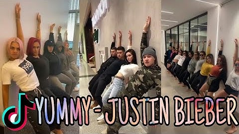 YUMMY Wall Challenge Tiktok Compilation | Yummy by Justin Bieber