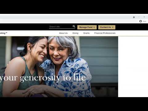 Thrivent Charitable How To Log Into Your Fund Dashboard