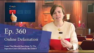 Online Defamation: Cases That Should Have Gone to the Supreme Court of Canada, But Didn't!