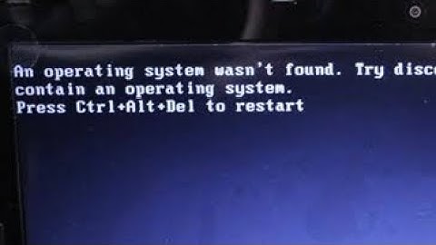 Fix An Operating System Wasn