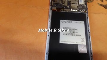 Gionee F103 Pro Ringer Speaker Problem|| Solution ||