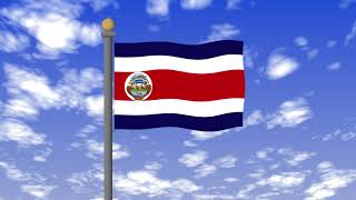 コスタリカの国旗 意味やイラストのフリー素材など 世界の国旗 世界の国旗
