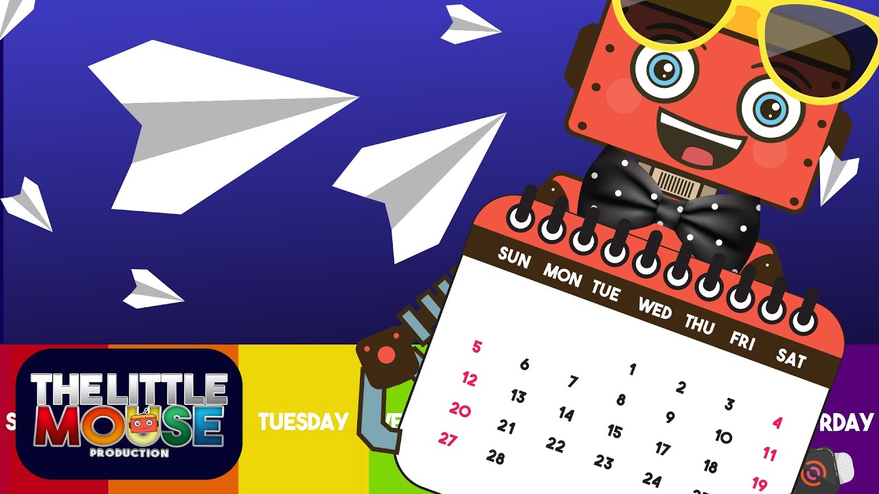 📆 The Days of the Week Song for Kids | Learn & Sing Along | The Little Mouse Production